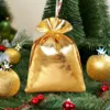 Metallic Säckchen 13 x 18 cm - gold Mittlere Beutel 13x18 cm
