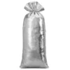 Metallic Säckchen 16 x 37 cm - silber Metallicsäckchen