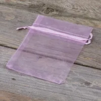 Organzabeutel 10 x 13 cm - lila Kleine Beutel 10x13 cm