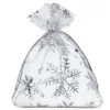 Organzabeutel 10 x 13 cm - Weihnachten / 2 Weihnachtsbeutel