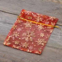 Organzabeutel 12 x 15 cm - Weihnachten Verwendung