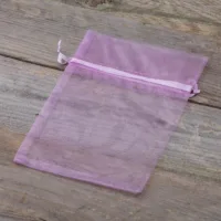 Organzabeutel 13 x 18 cm - lila Lavendel und Trockenduftmischung