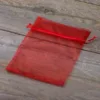 Organzabeutel 15 x 20 cm - rot Valentinstag