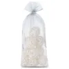 Organzabeutel 15 x 33 cm - silber Mittlere Beutel 15x33 cm