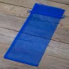 Organzabeutel 16 x 37 cm - blau Garten und Zimmerpflanzen