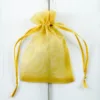 Organzabeutel 18 x 24 cm - gold Mittlere Beutel 18x24 cm