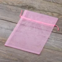 Organzabeutel 26 x 35 cm - rosa Organzasäcke