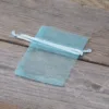 Organzabeutel 6 x 8 cm - himmelblau Ostern