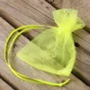 Organzabeutel 7 x 9 cm (SDB) - neongrün Grüne Beutel