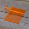 Organzabeutel 7 x 9 cm (SDB) - orange Halloween