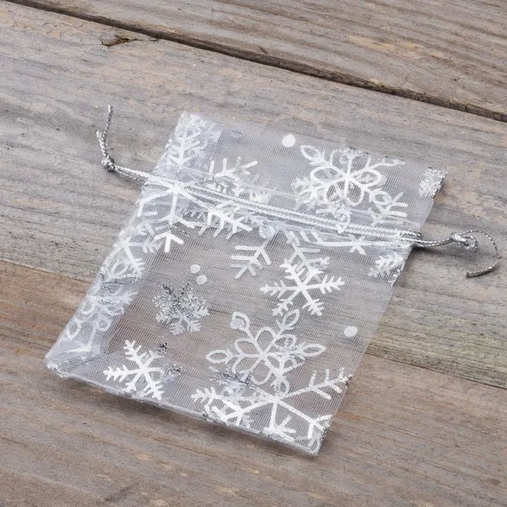 Organzabeutel 8 x 10 cm - Weihnachten / 2 Anlässe und Feiern