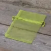 Organzabeutel 9 x 12 cm - grün Lavendel und Trockenduftmischung