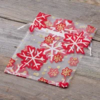 Organzabeutel mit Druck 12 x 15 cm - Weihnachten / 1 Alle Produkte