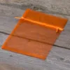 Organzabeutel 11 x 14 cm - orange Lavendel und Trockenduftmischung