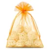 Organzabeutel 15 x 20 cm - orange Orangefarbene Beutel