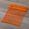 Organzabeutel 18 x 24 cm - orange Ostern