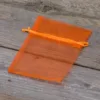 Organzabeutel 9 x 12 cm - orange Lavendel und Trockenduftmischung