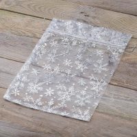 Organzasäcke 22 x 30 cm - Weihnachten / 2 Beutel mit aufdruck