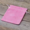 Samtbeutel 12 x 15 cm - hellrosa Für Kinder