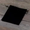 Samtbeutel 12 x 15 cm - schwarz Samtbeutel
