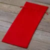 Samtbeutel 16 x 37 cm - rot Weihnachtsbeutel
