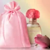 Satinsäckchen 10 x 13 cm - weiß Valentinstag