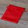 Satinsäckchen 12 x 15 cm - rot Tischdekoration