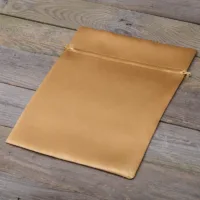 Satinsäckchen 26 x 35 cm - gold Valentinstag