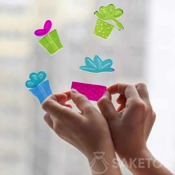 Gel-Fensteraufkleber