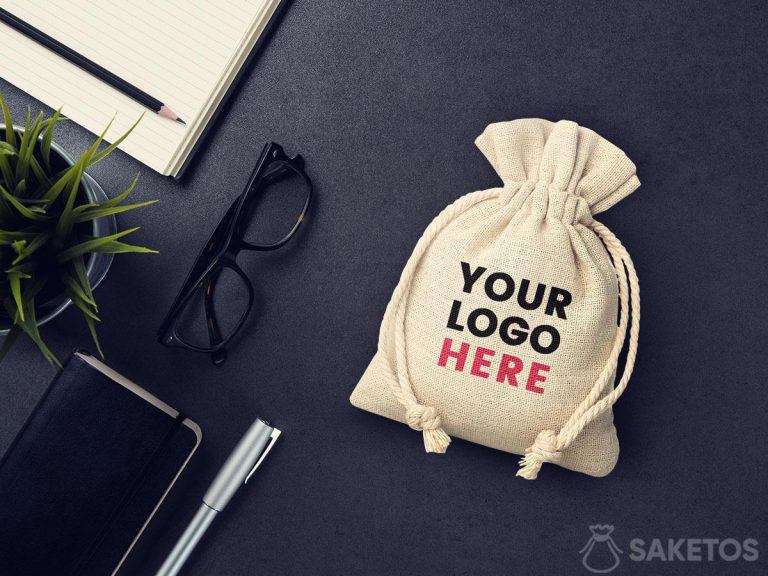 Verpackung für Werbegeschenke und Giveaways mit Platz für ein Logo